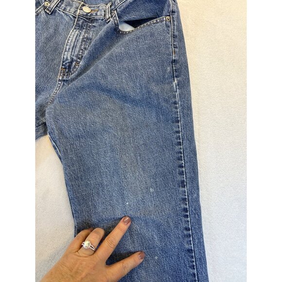 Calvin Klein‎ Jeans Womens 10 Blue Denim Cotton Straight Leg - Picture 10 of 10